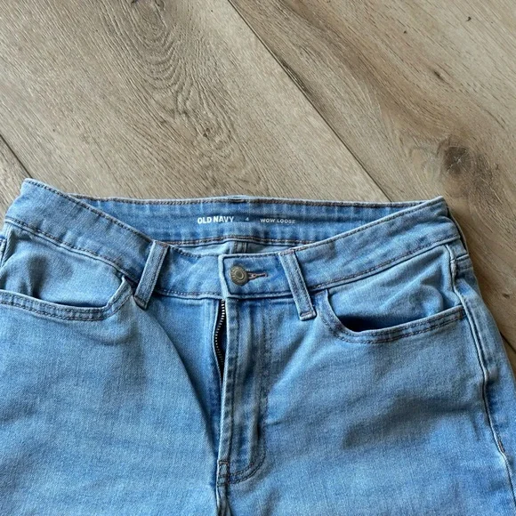 Old Navy Light Blue Denim WOW Loose high rise - Picture 3 of 3